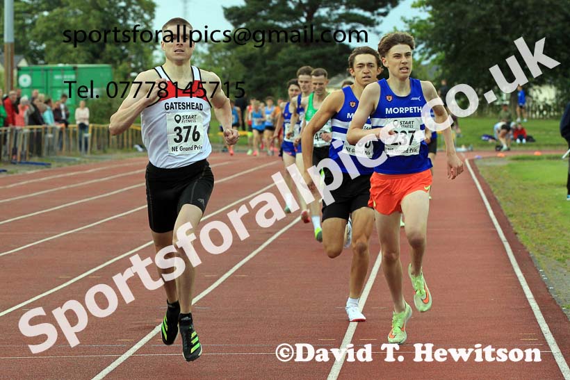 800 metres, 2023 NEGP 4 Monkton, Wed., July 12th.  Photo: David T. Hewitson/Sports for All Pics